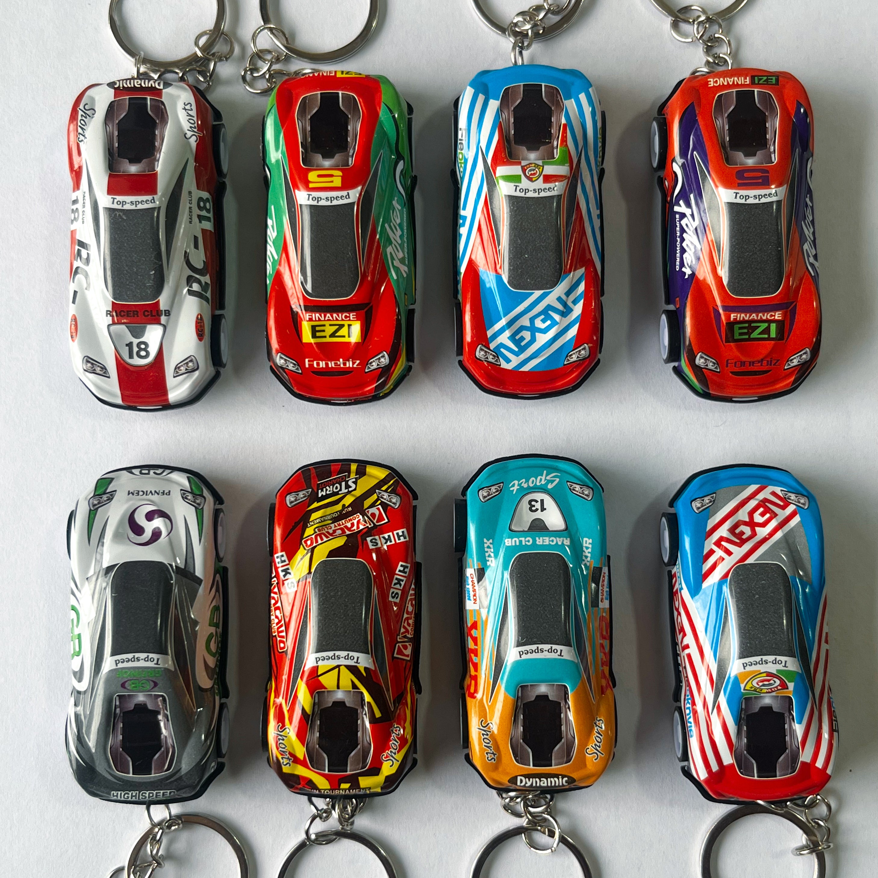 Car keychain / random 6 pcs (not same as photo)