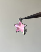 Pink star charm
