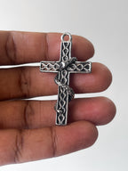 Snake cross pendant