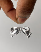Ccb metalic bow bead // 10 pc