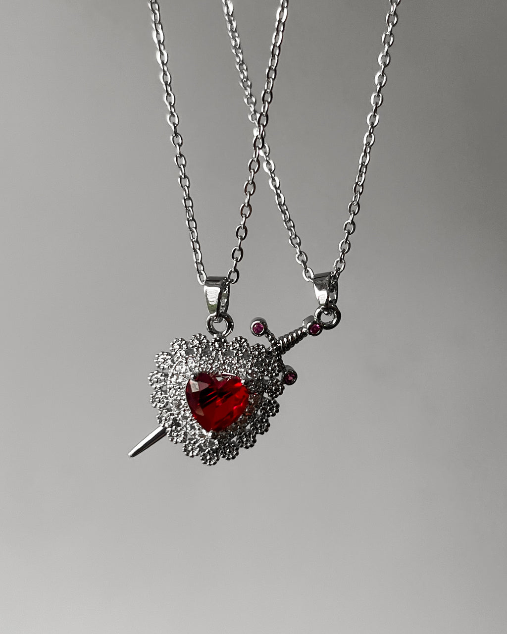 Shareef Heart Sword couple (chains are not included)