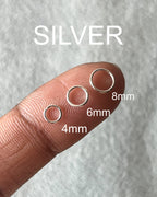 Iron jump rings - 50 grams pack