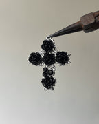 Black rose cross