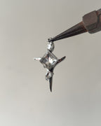 Stone cross charm