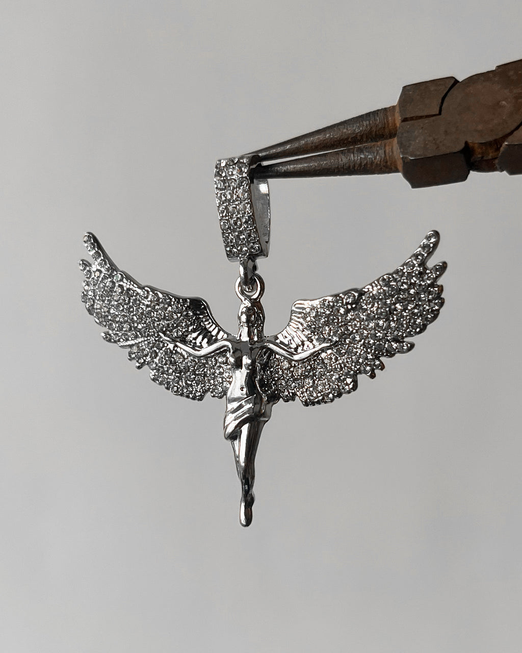 Iced Angel Charm