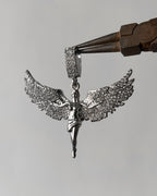 Iced Angel Charm