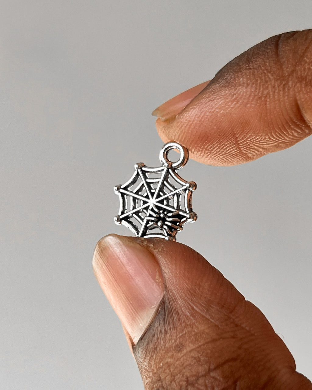 Spider Web Charm - 10 pc