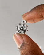 Spider Web Charm - 10 pc