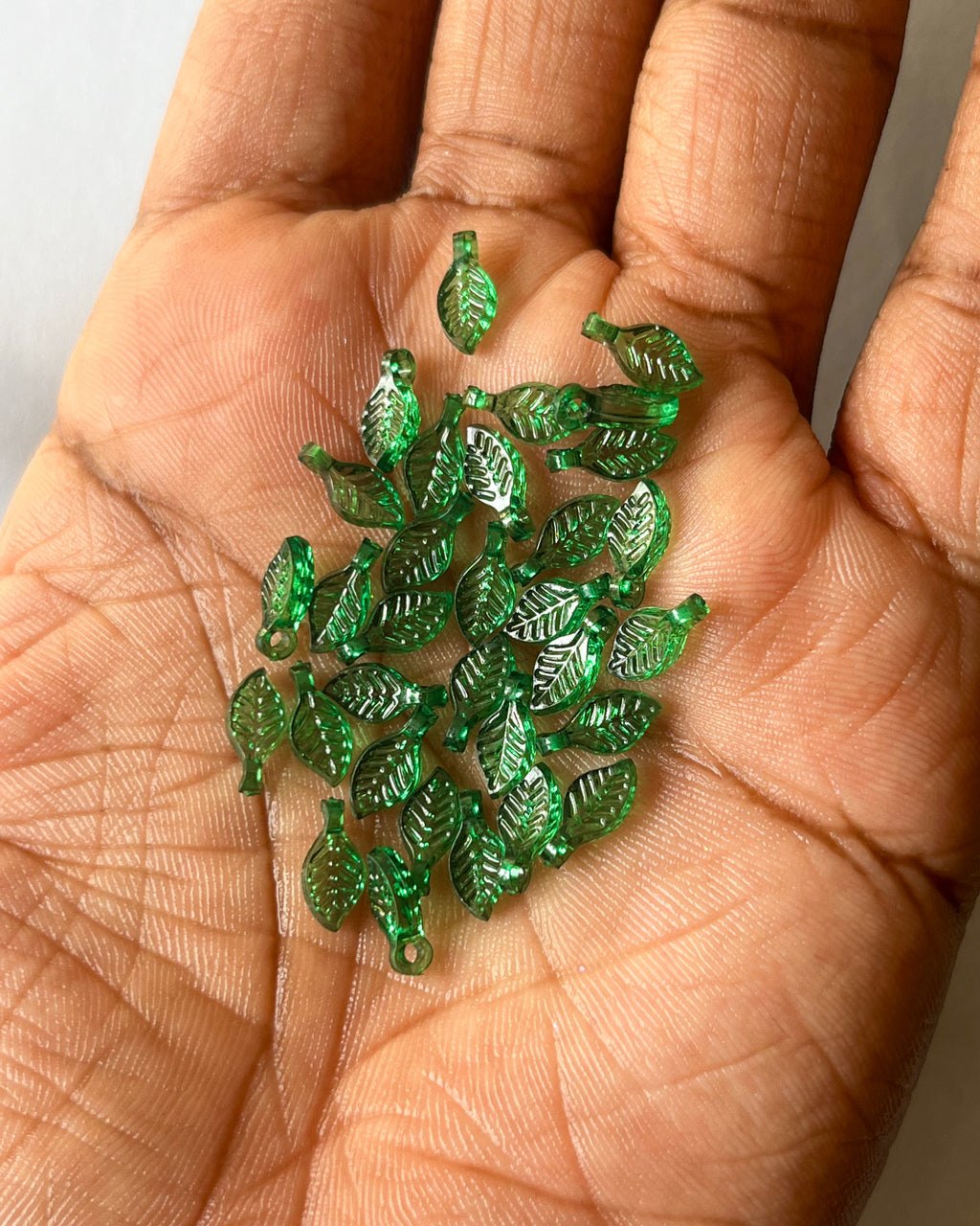 Green Leaf Beads Pack
