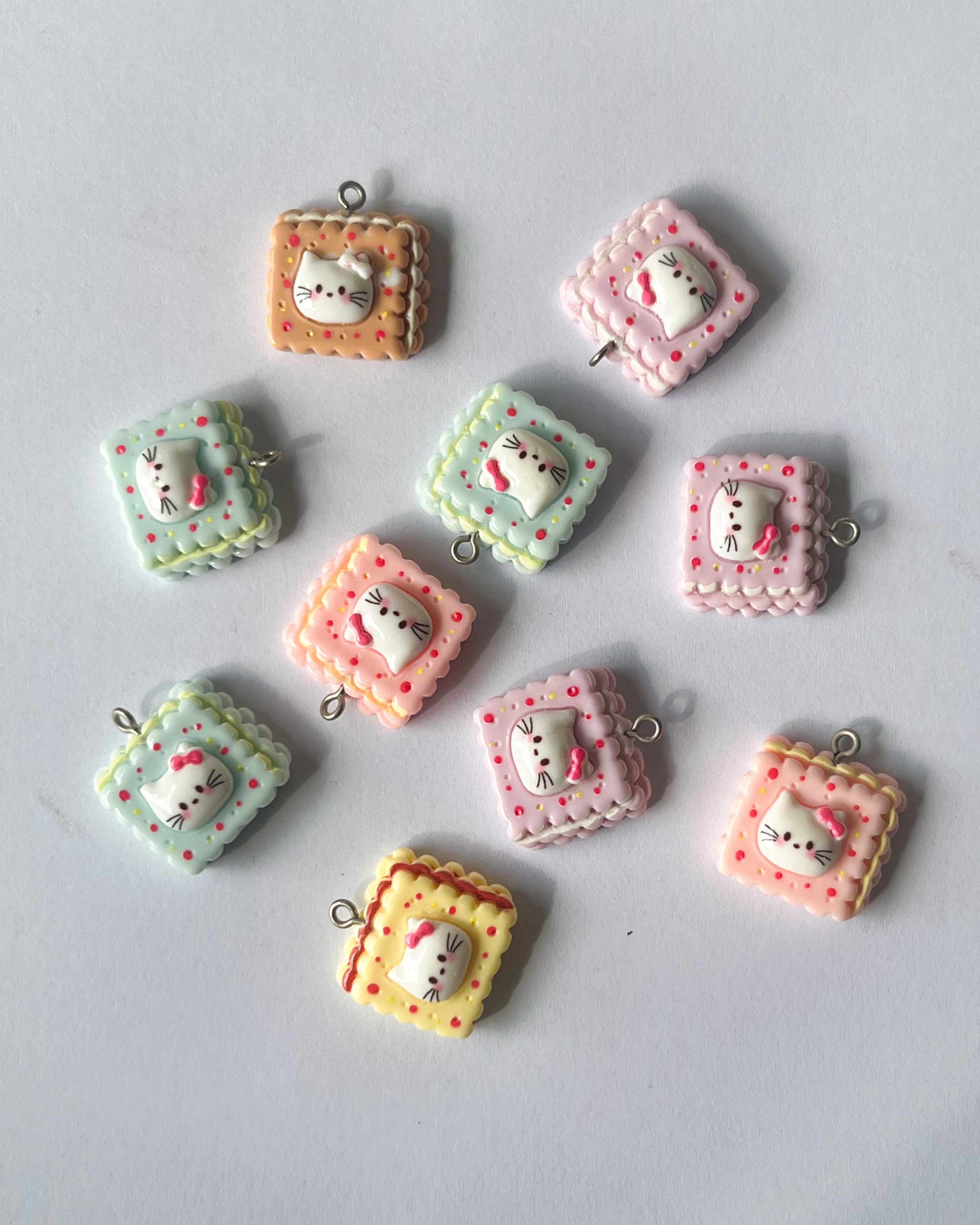 “Hooks are rusting” Mix charms - 10 pcs
