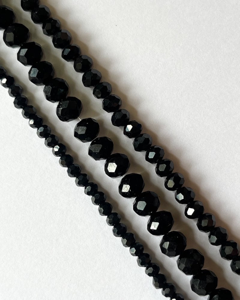 Black Crystal Bead