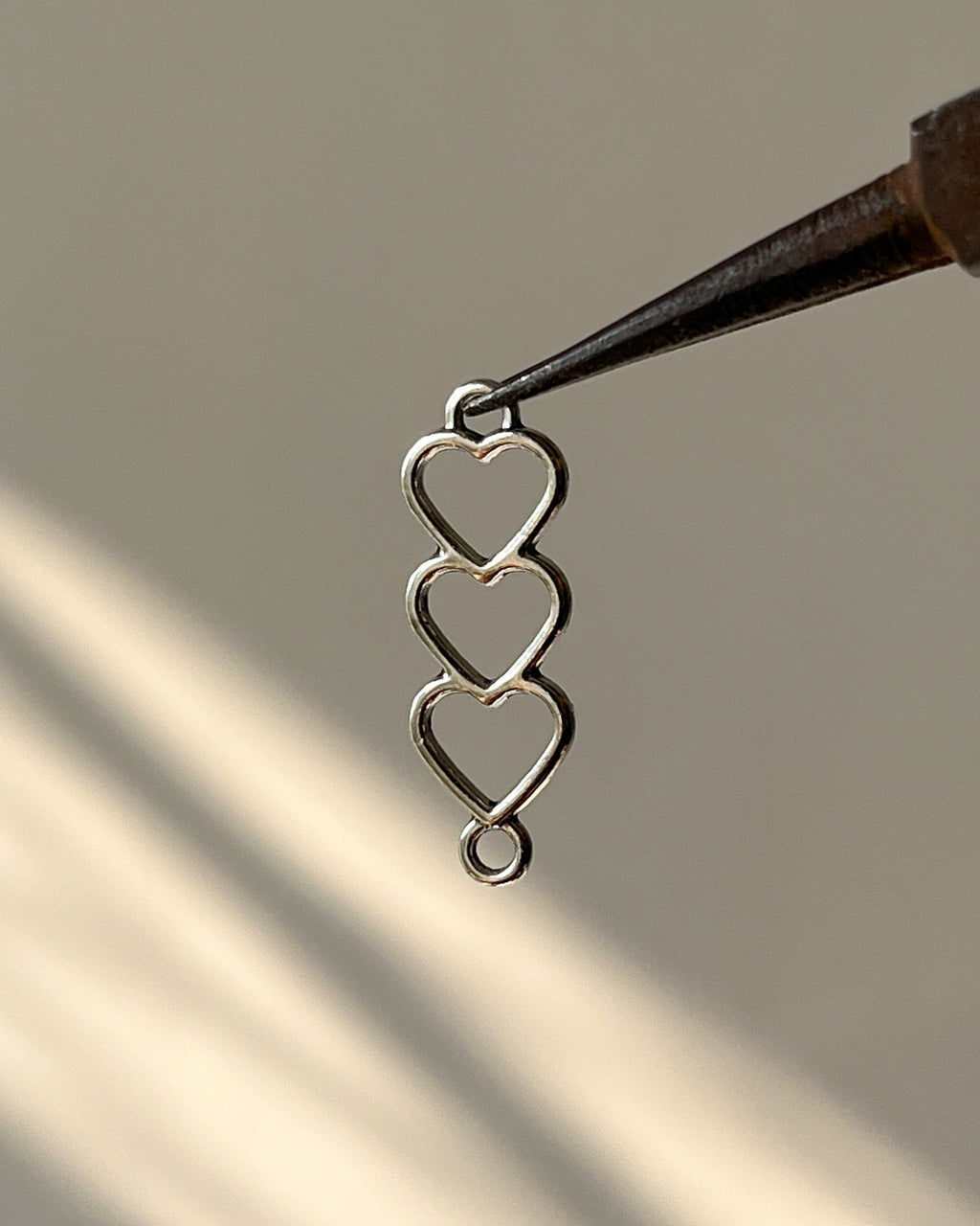 Connector Hearts // 10 pc