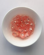 2.0 pink mini Flower beads - 25 grams