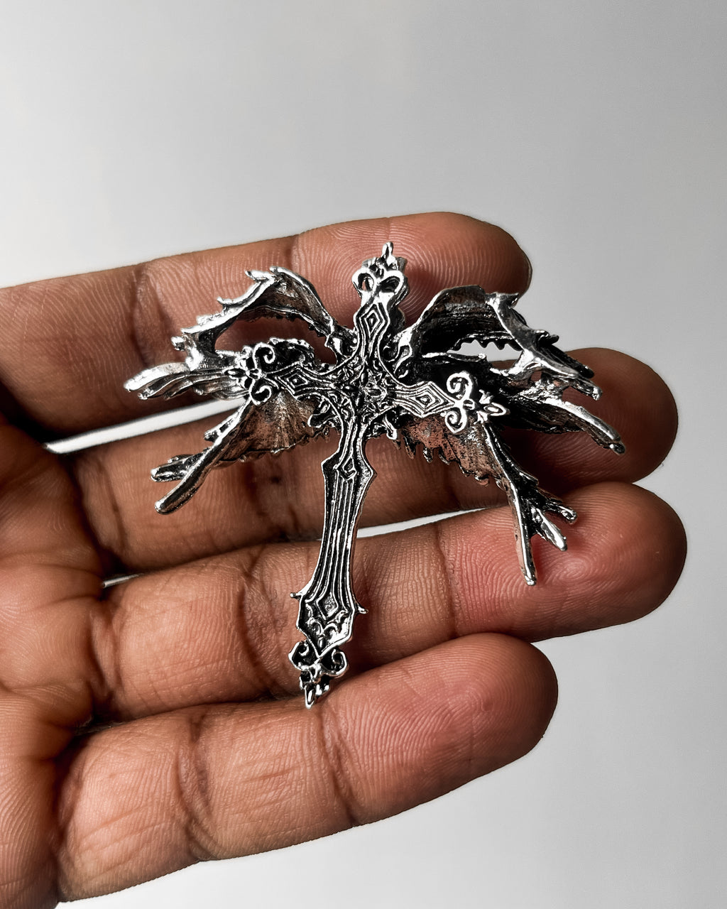 Angel cross necklace - 1 pc