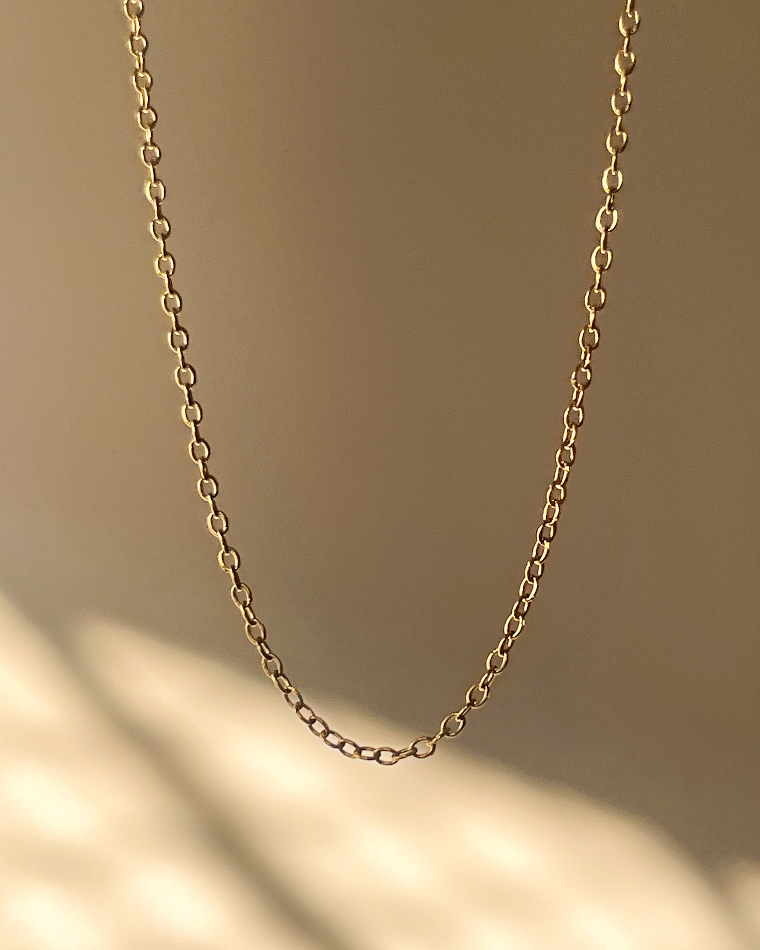 Gold Steel chains 18 inch (10 packing)