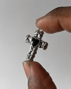 Melting black cross