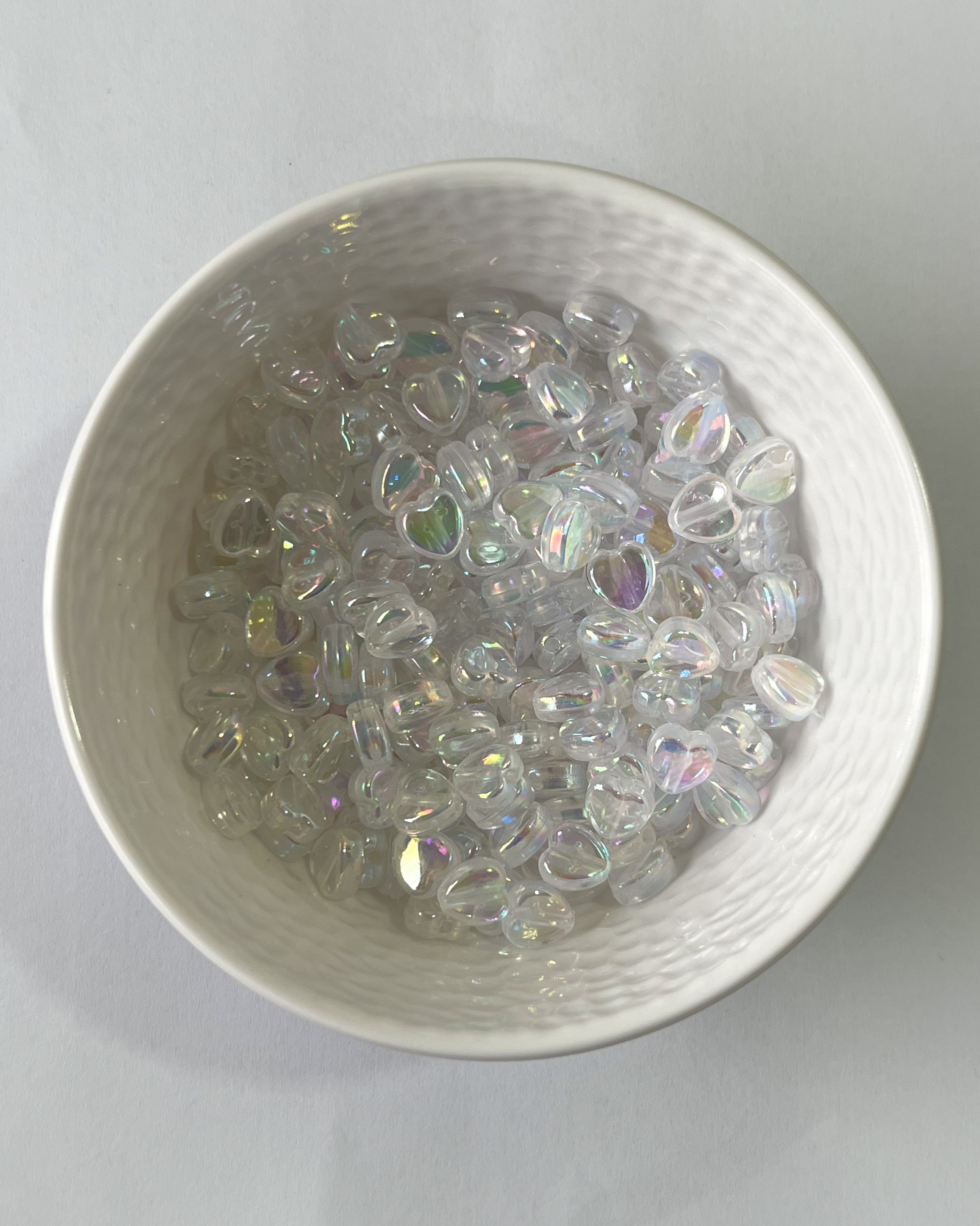 Heart beads // 50 grms