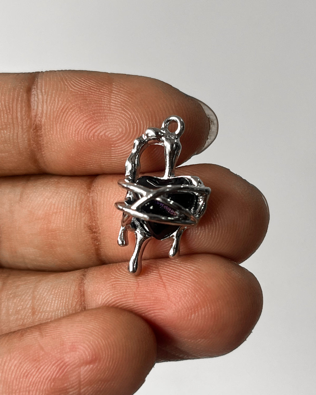 Melting heart charm