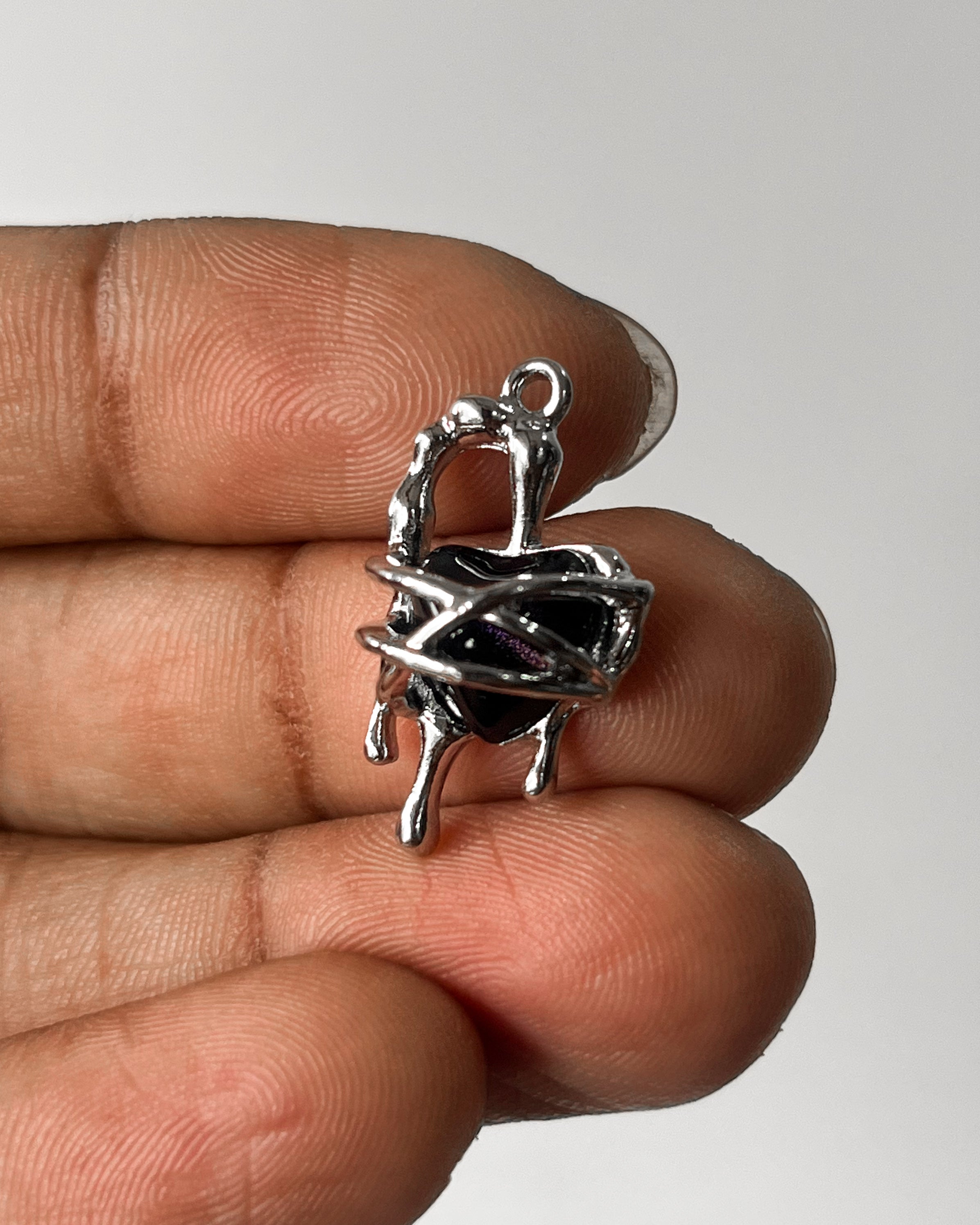 Melting heart charm