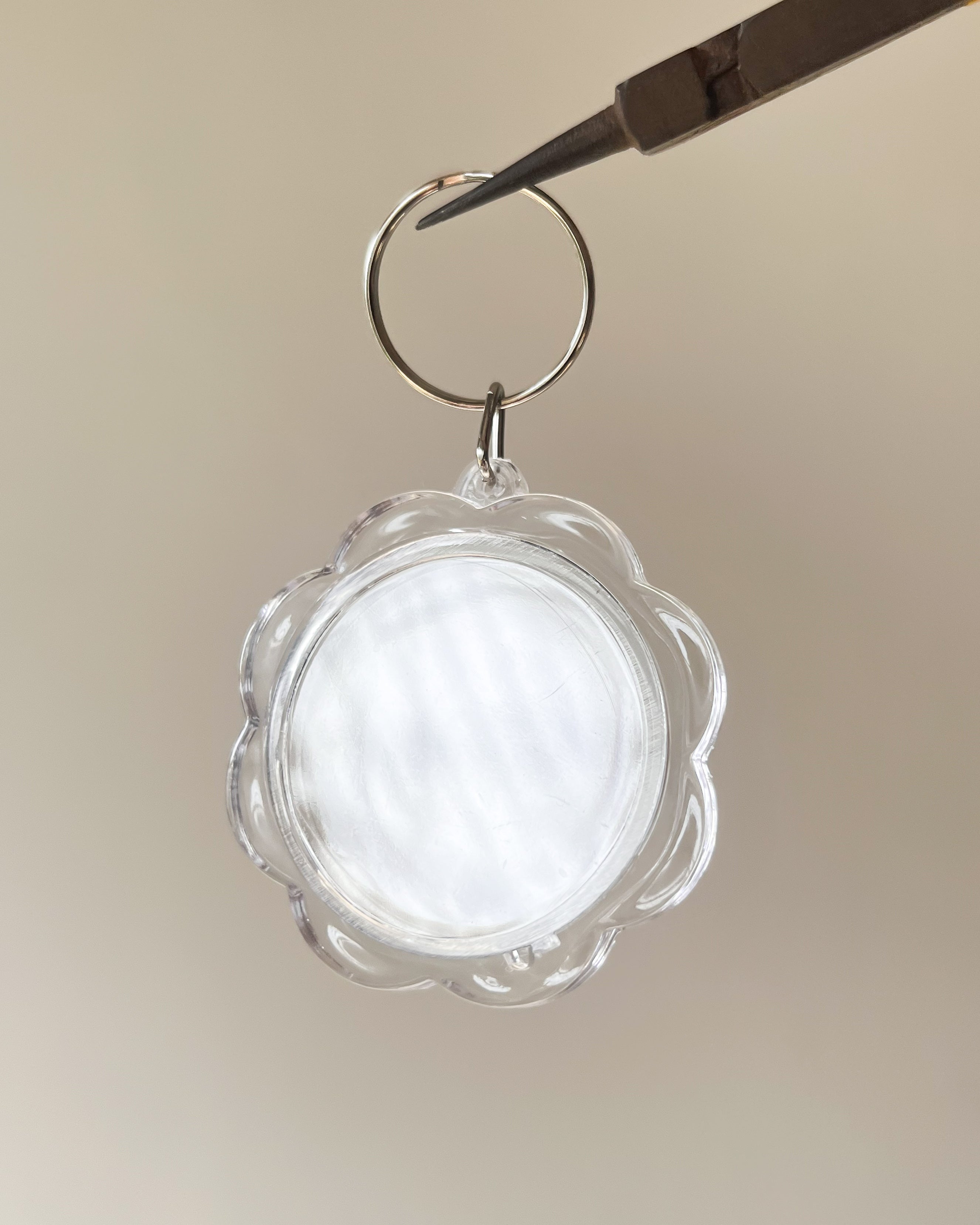 Acrylic flower photo frame 10 pc pack