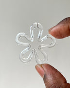 Chunky Flower Bead // 10 pc