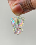 White kitty Bead 10 pc