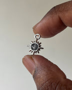 Black Sun Charm - 3 pc