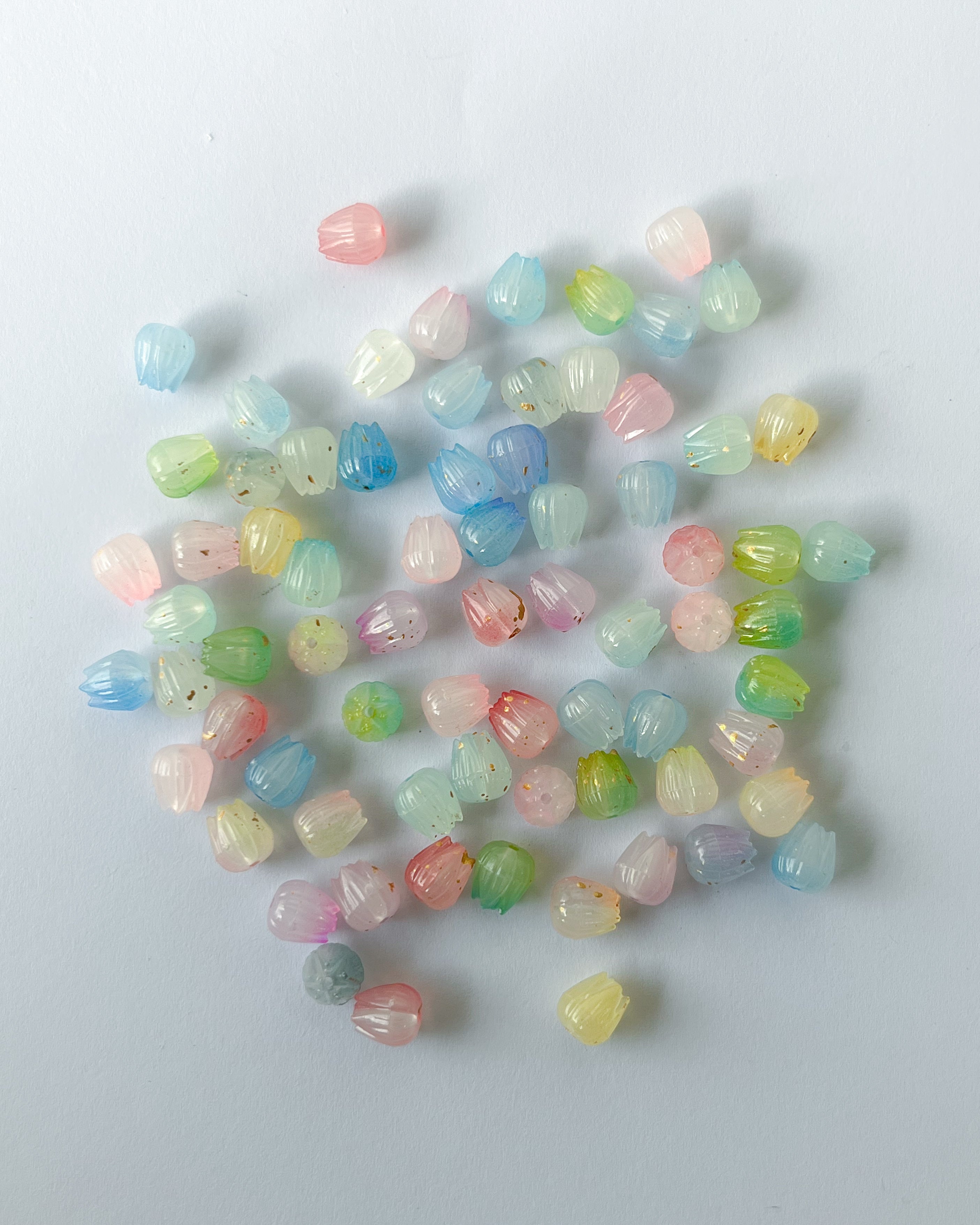 Mix tulip beads- 25 grams