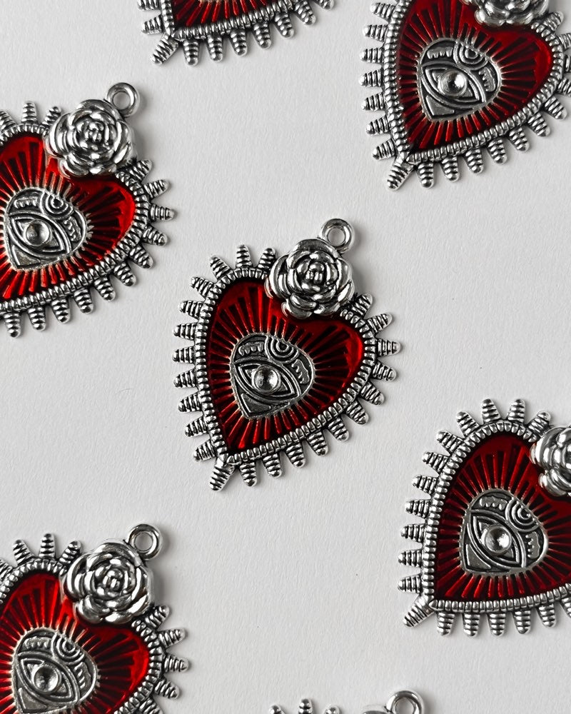 Evil Heart Charm