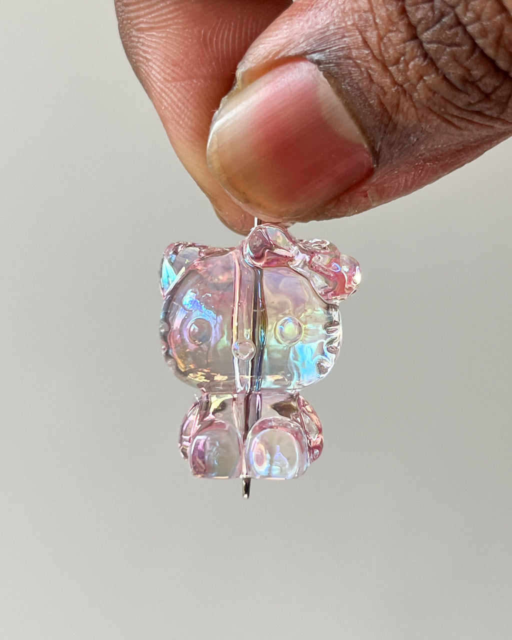 Pink kitty Bead 10 pc