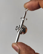 Skull Sword Charm