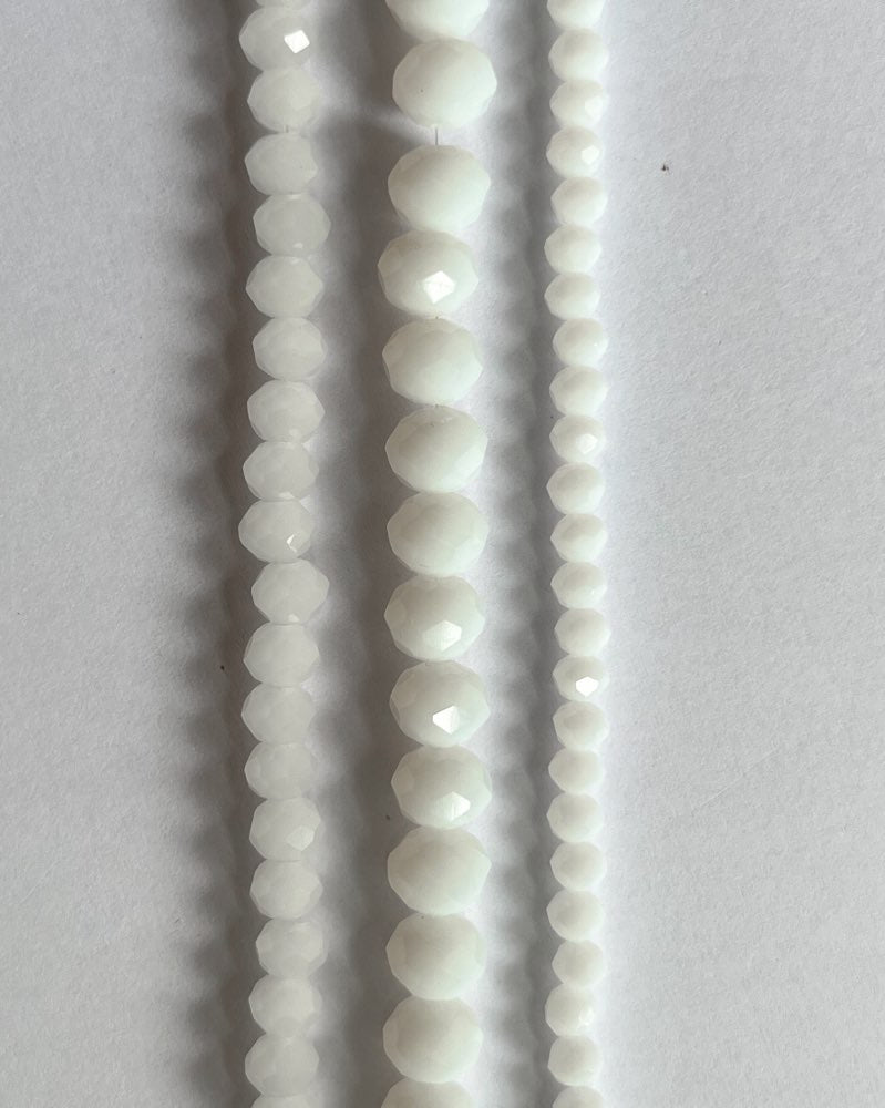 White Crystal Bead