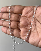 Silver pearl chain | 1 meter