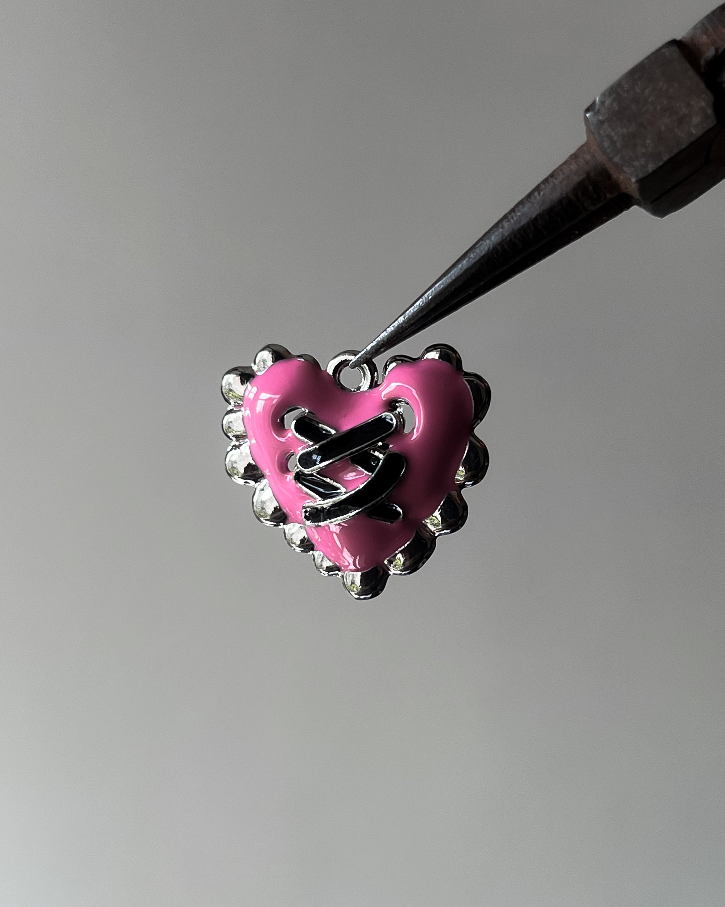 Sneaker heart charm