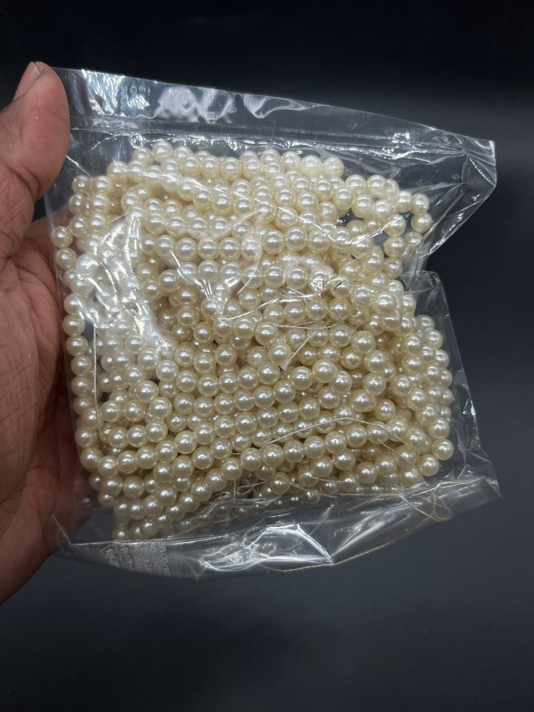 6mm Plastic Beads Pack of 1000