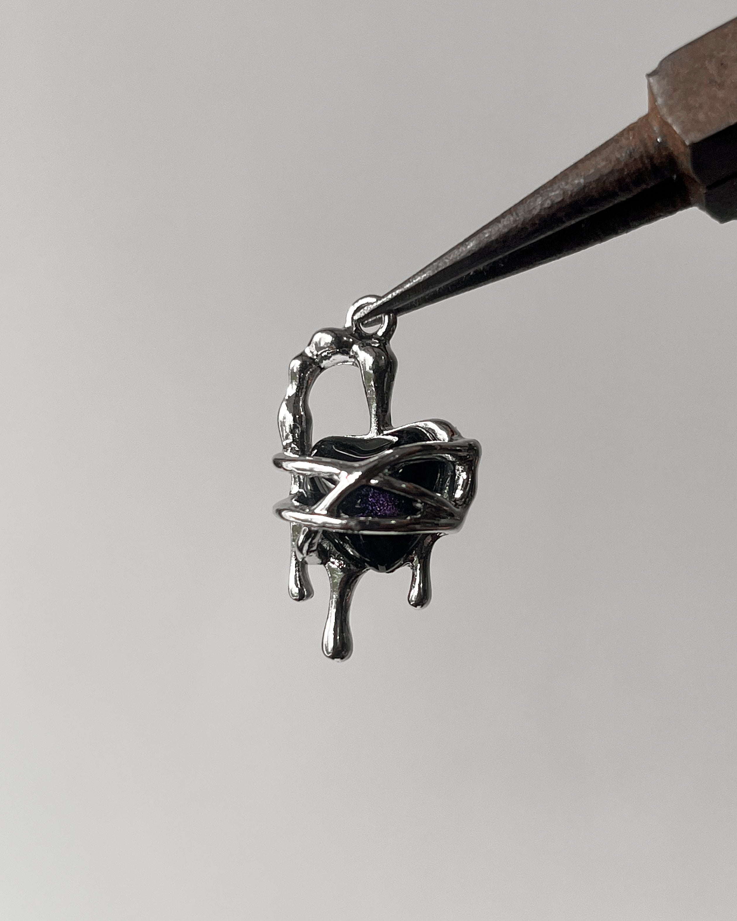 Melting heart charm