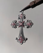 Chunky pink cross
