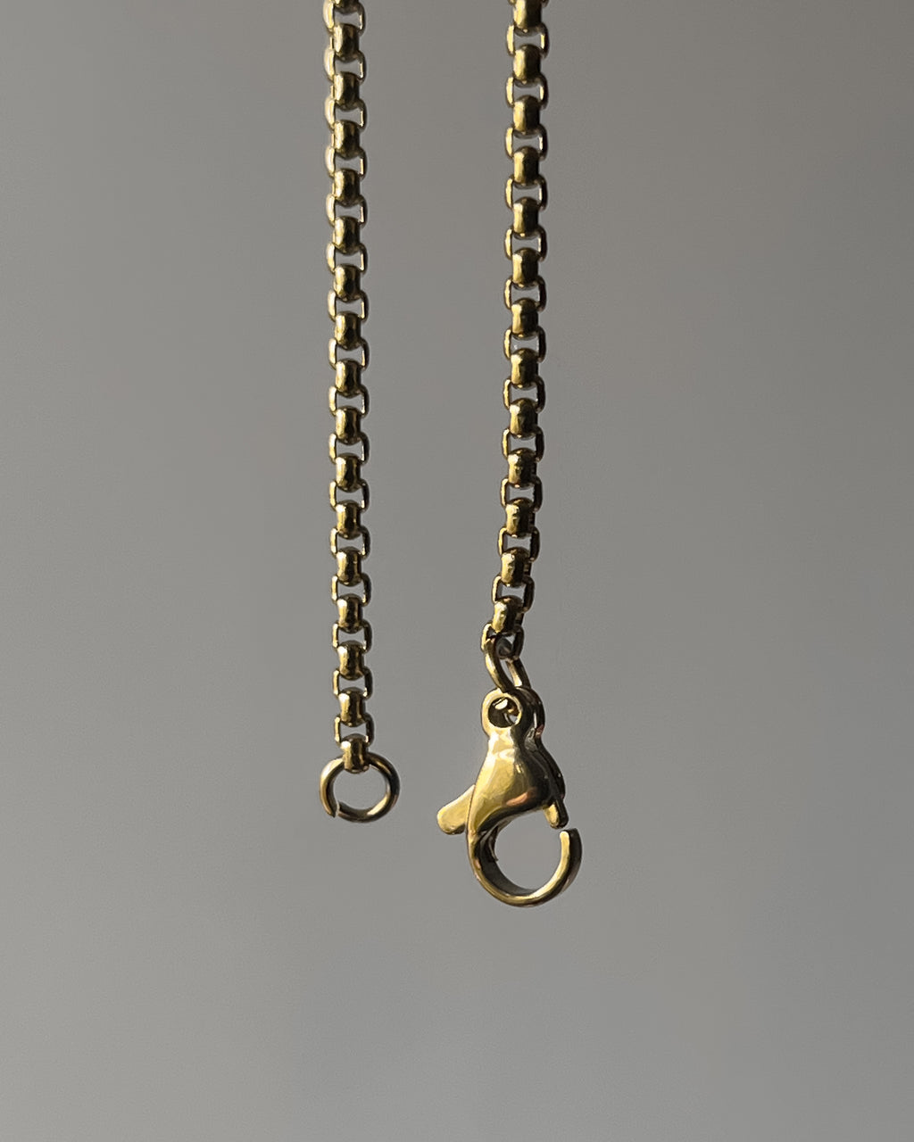 Gold Box Chain (Stainless Steel 24 Inch)
