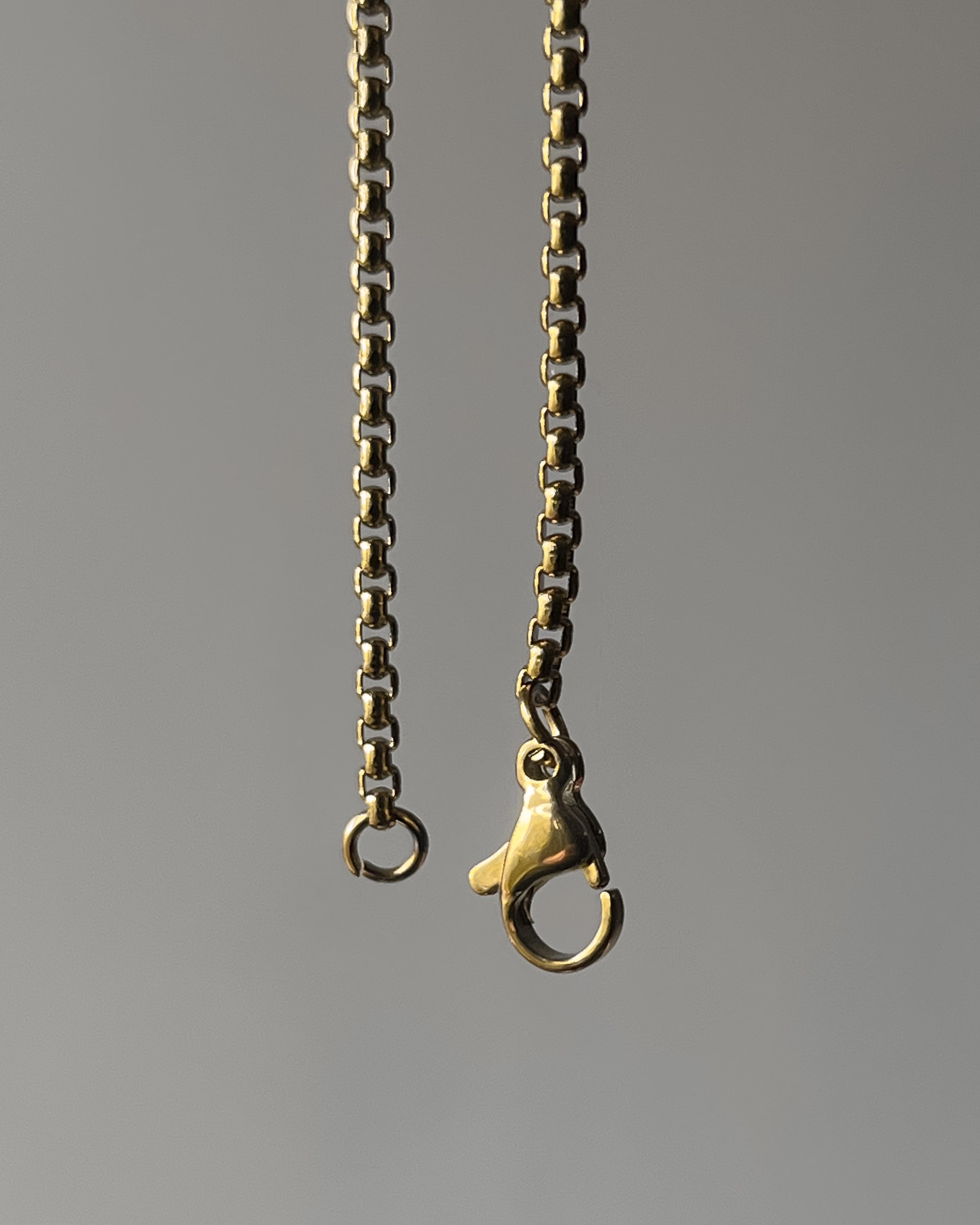 Gold Box Chain (Stainless Steel 24 Inch)