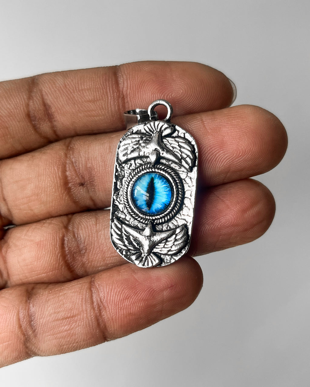 Devil eye eagle pendant