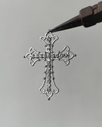 Bling cross charm