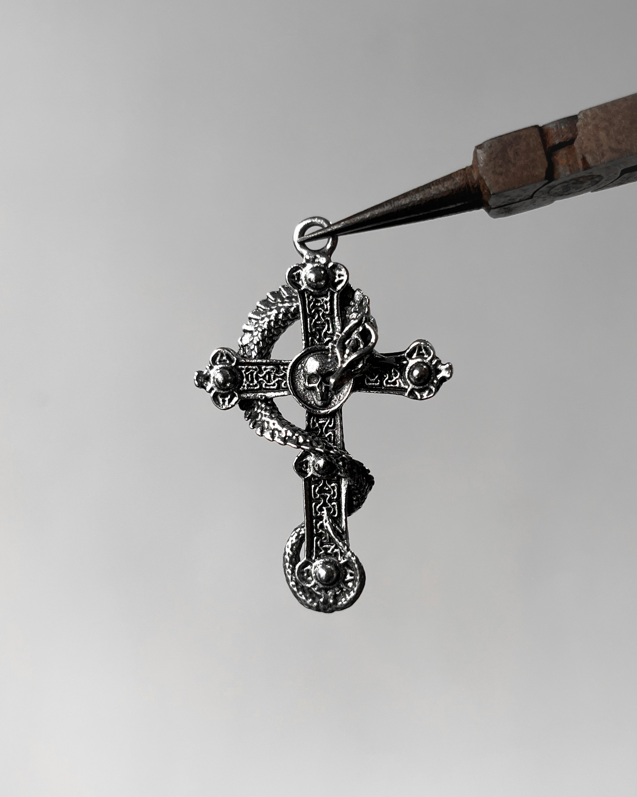 Dragon cross Charm