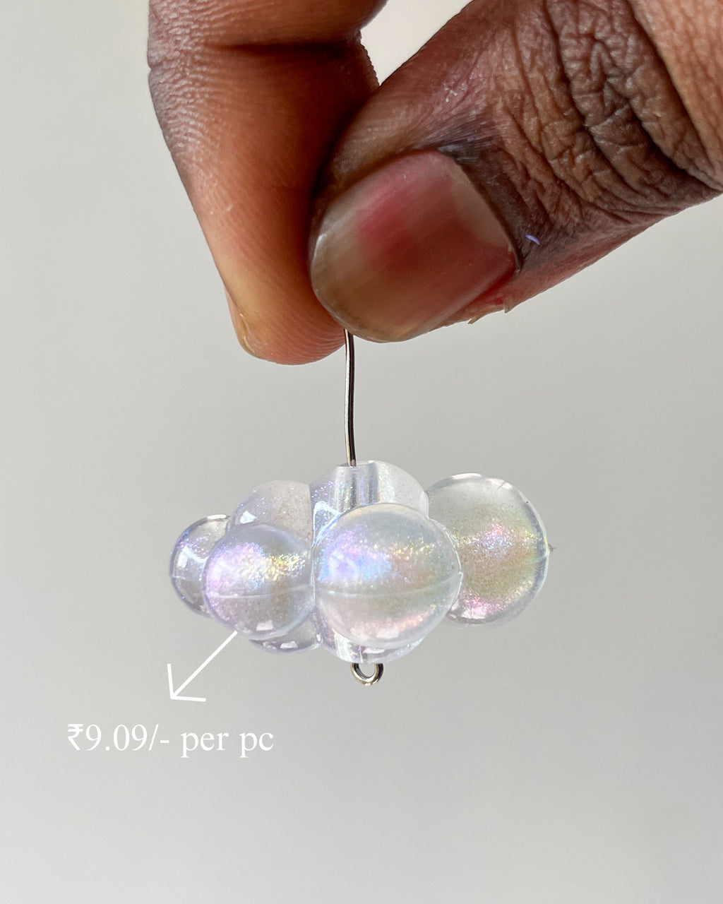Glitter Cloud Beads