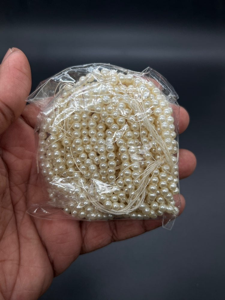 4mm Plastic Beads - 1000 Pack