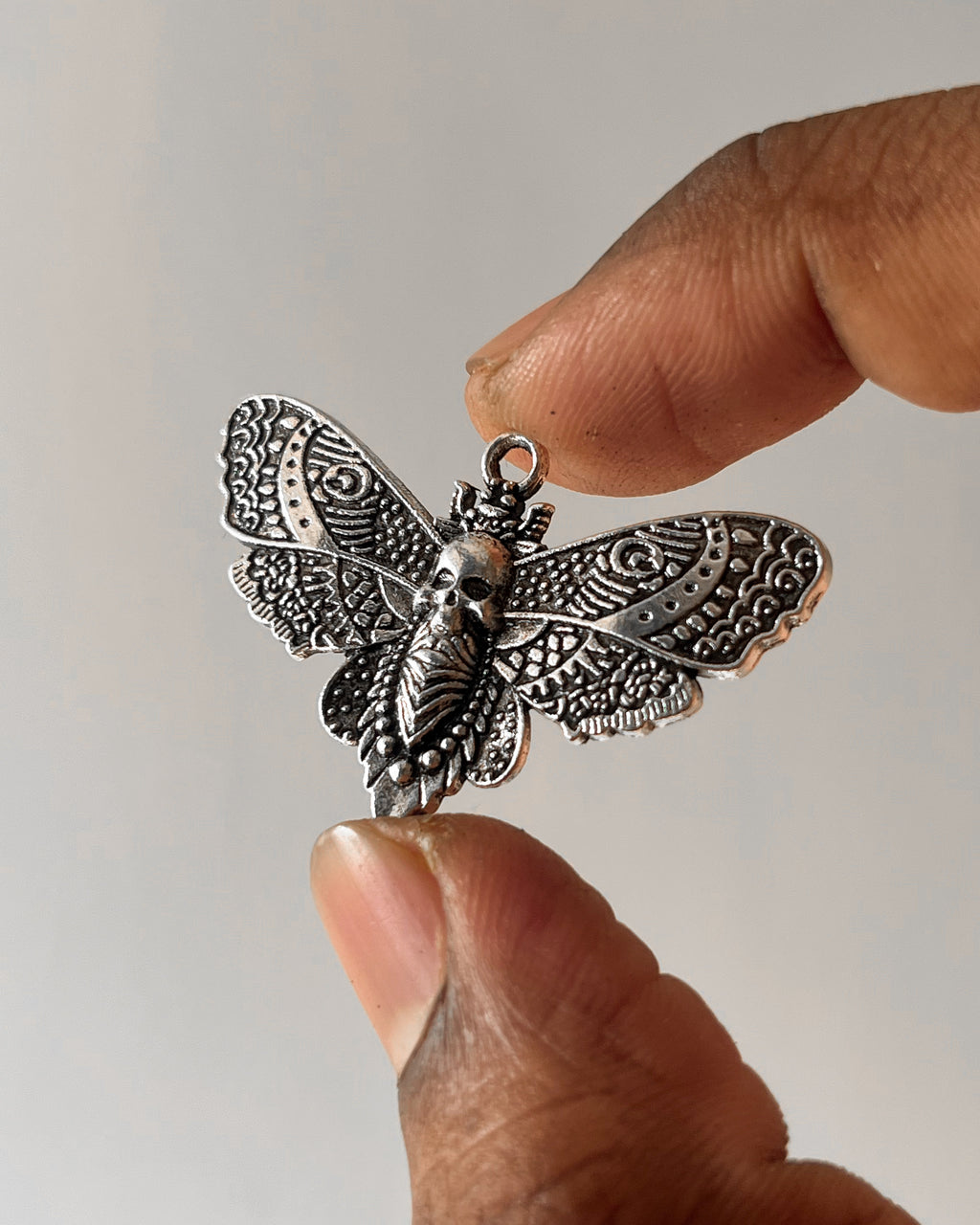 10 pc Skull Butterfly Charm
