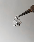 Spider Web Charm - 10 pc