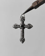 Black stone cross