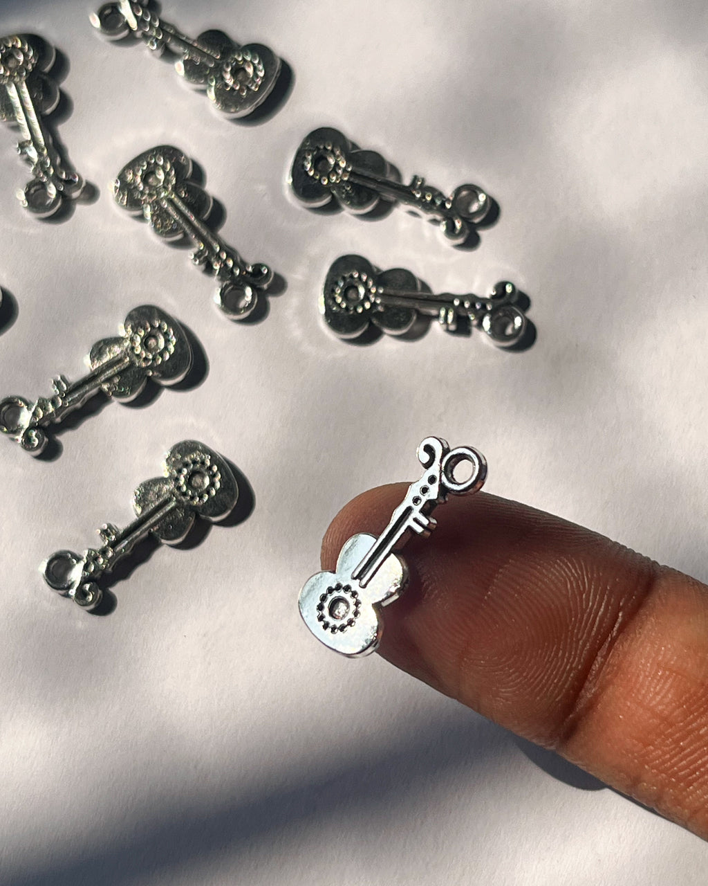 Guitar charm  // 10 pc