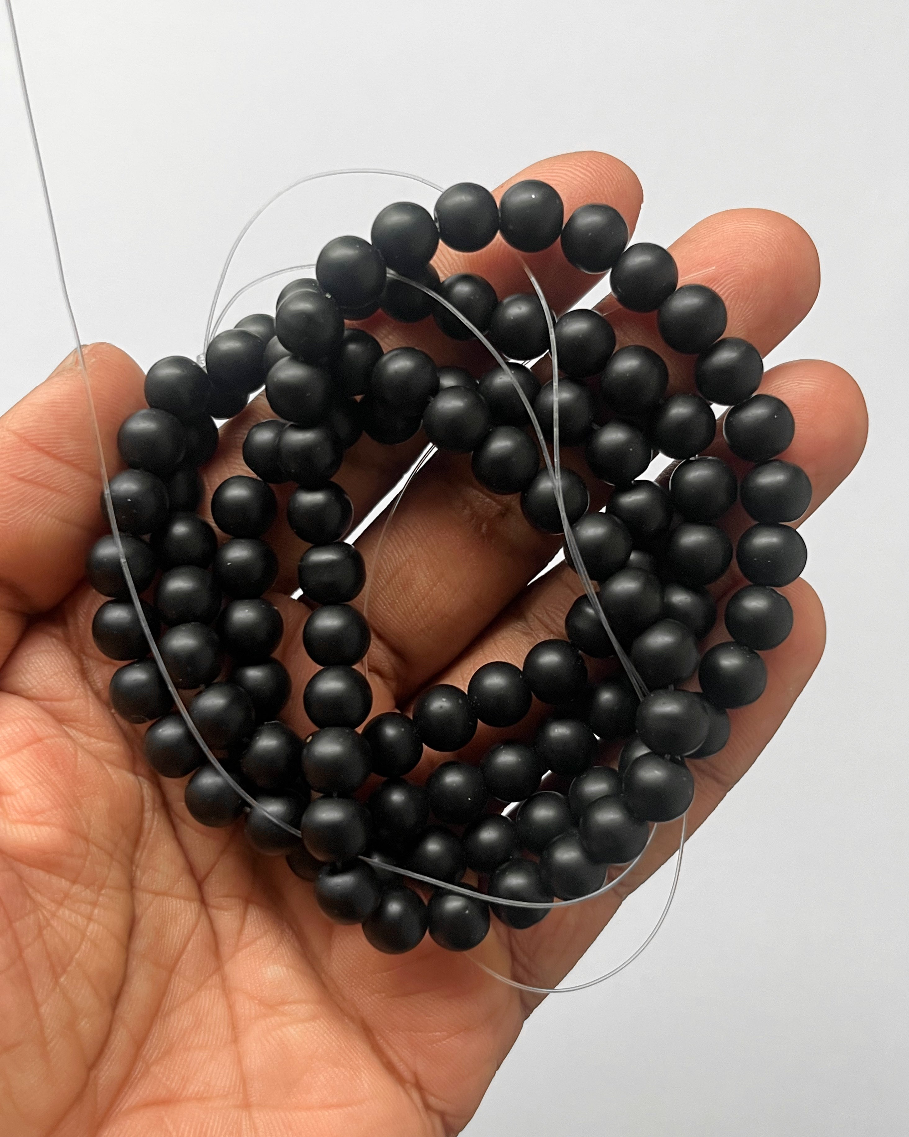 Matte kala beads - 1 line