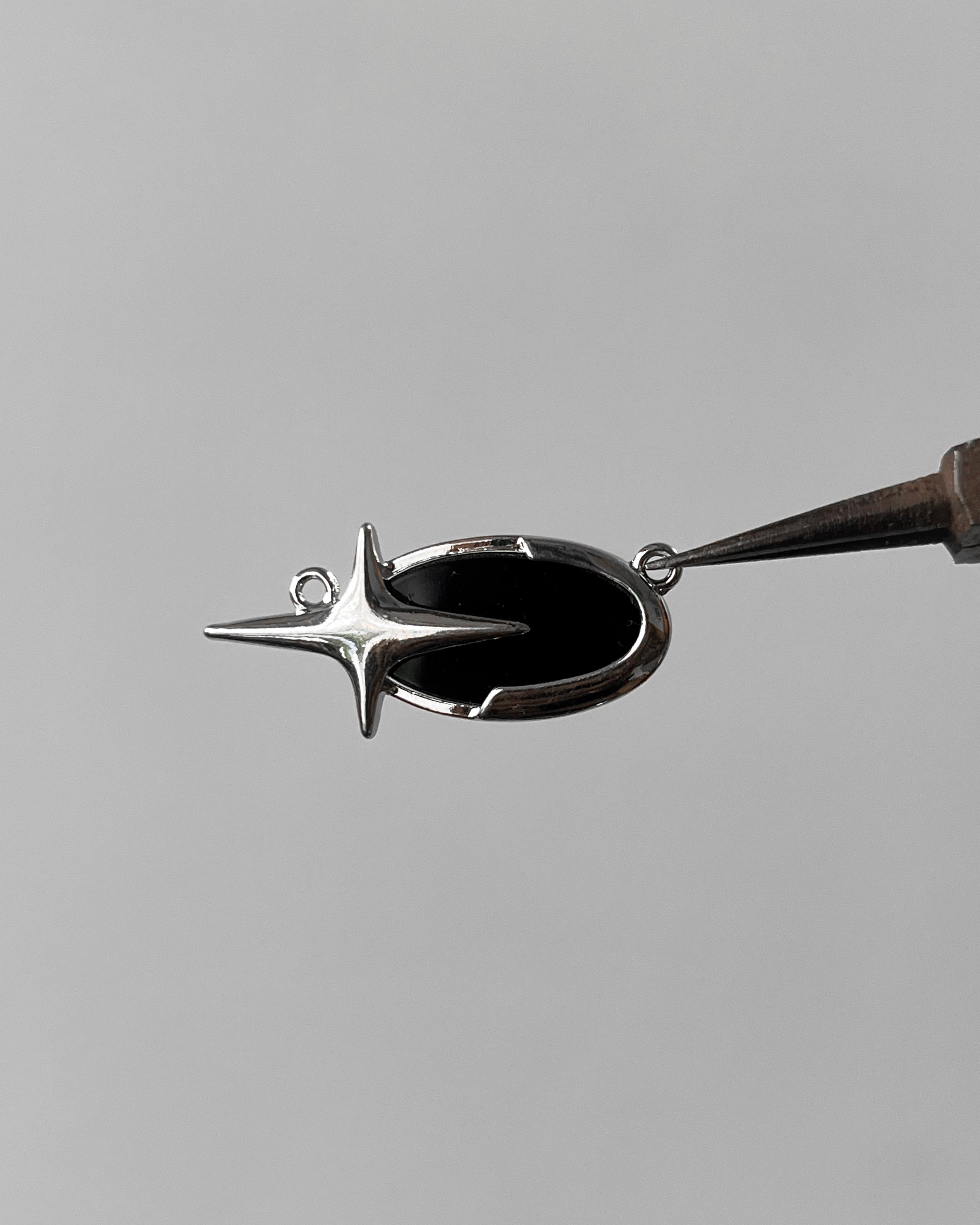 Oynx star pendant - 3 pc